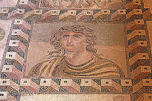 Mosaik im Haus Dionysos