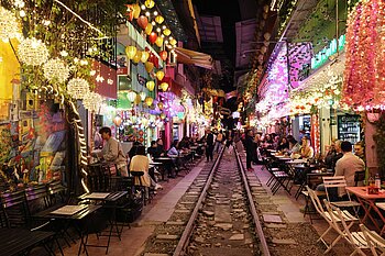 Train Street in Hanoi