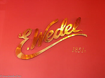 Café Wedel-Namenszug