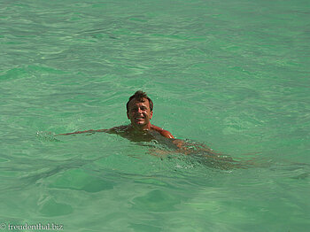 Lars in der Badewanne
