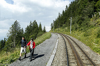 Wanderer am Rigi