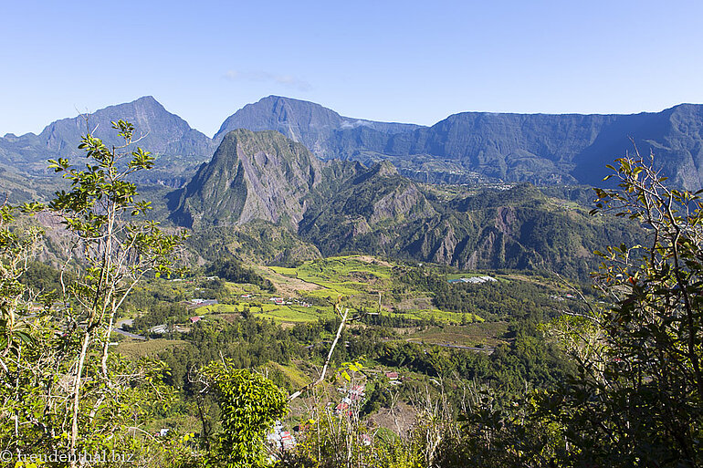 Aussicht in den Cirque de Salazie