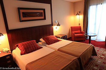 Betten im Hotel do Canal in Horta