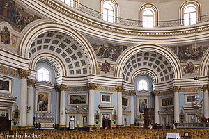 in der Rotunda von Mosta auf Malta