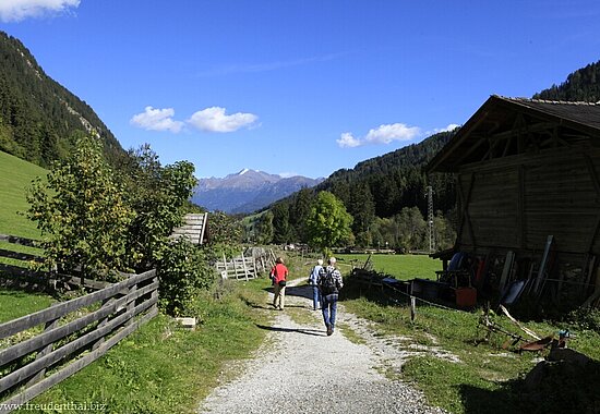 Wandern auf dem Ratschinger Talweg