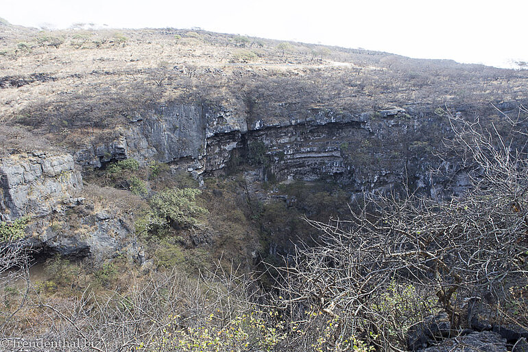 die Einsturzdoline von Shatat – Shaat im Oman