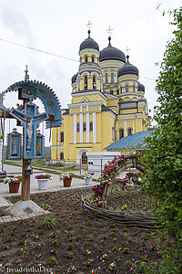 die Klosteranlage der Manastirea Hancu in Moldawien