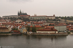 Aussicht zur Kleinseite und der Burg Hradschin