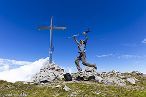 Juhuuuu, angekommen auf dem Hochrappenkopf