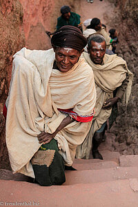 Es kommen viele Pilger zum Gannafest nach Lalibela