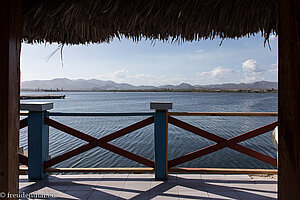 Ausblick beim Club Nautico in Santiago de Cuba