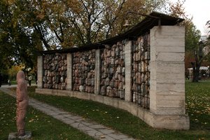 Mahnmal zu Gedenken der Gulag-Opfer im Skulpturenpark