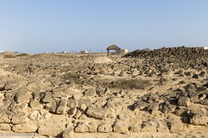 bei der Ausgrabungsstätte Al Baleed bei Salalah im Oman