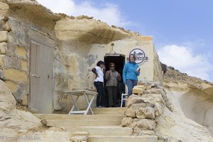 Beim Laden der Xwejni Salt Pans auf Gozo
