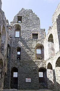 Innenhof im Scalloway-Castle