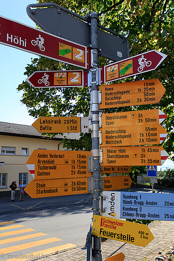 jede Menge weitere Wandermöglichkeiten rund um Amden