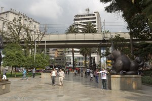 Auf der Plaza Botero in Medellín.