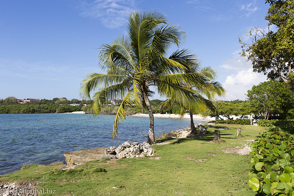 Strand bei der Halbinsel Barú der Islas del Rosario, Kolumbien