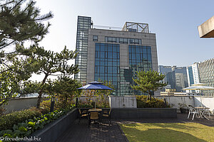 Dachterrasse des Hotel Nafore in Seoul