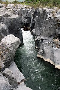 Blick in die Kleine Schlucht der Alcantara