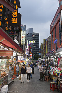 Am Abend beim Namdaemun Sijang