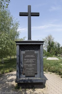 Kreuz mit Deutscher Inschrift in Chisinau