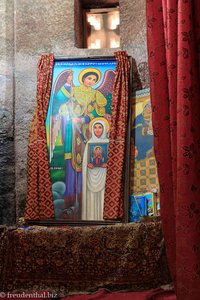 Kirchenbild in der Berg-Sinai-Kirche - Bete Debre Sina