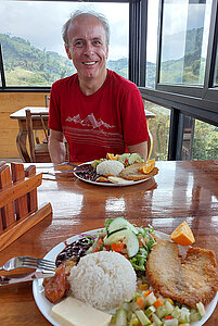 Lars im Restaurant El Tigre