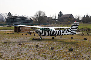 Flugplatz in der Lewa Savanne