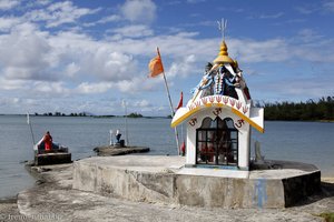 Hindutempel in der Anse la Raie