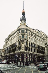 Spanische Bank auf der Gran Via
