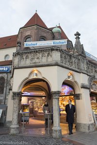 Gebäude beim Viktualienmarkt in München