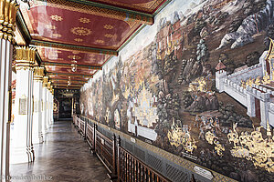 Ramakie-Wandmalereien im Tempel Wat Phra Kaeo