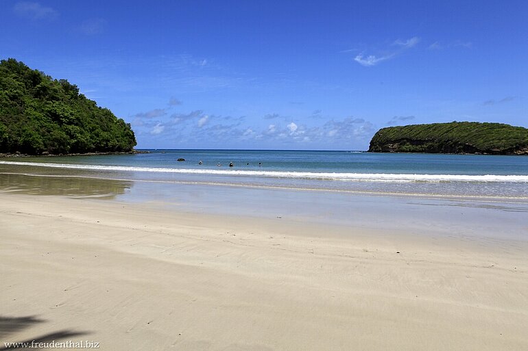 am La Sagesse Beach auf Grenada