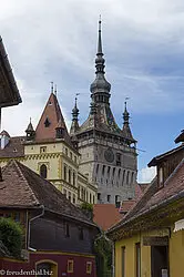 Der Stundturm von Schäßburg oder Sighisoara