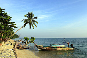 Boot beim Thapwarin Resort