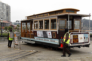 Wenden vom Cable Car