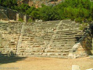 Das Amphitheater von Arykanda im Taurusgebirge