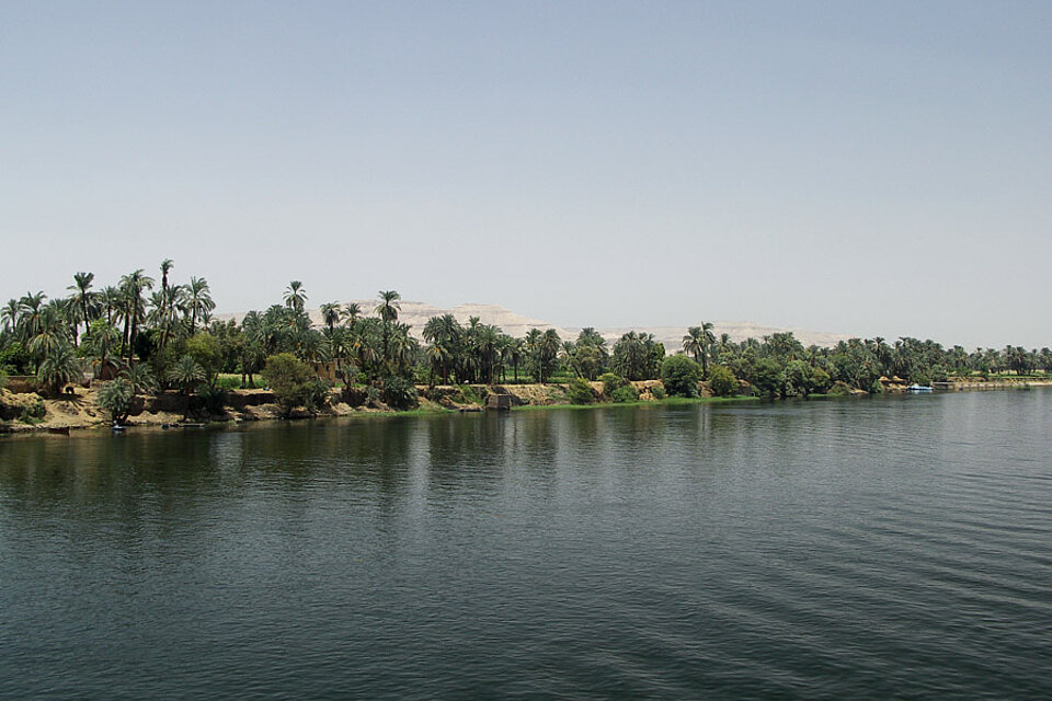 erste Eindrücke auf dem Nil bei Luxor
