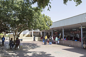 Fleischmarkt zum Innenhof des Salalah Central Market