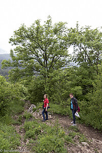 Anne und Rita bei der Wanderung auf dem Tampa