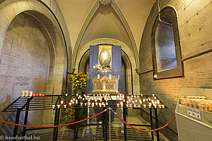 die Reliquie der Bernadette Soubirous in Lourdes