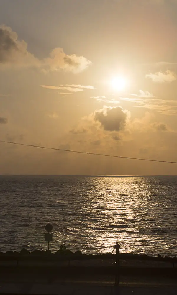 Sonnenuntergang beim Café del Mar