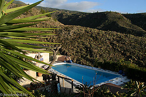 Pool unserer Finca auf Teneriffa