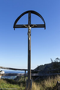 Kreuz beim Kemptener Naturfreundehaus