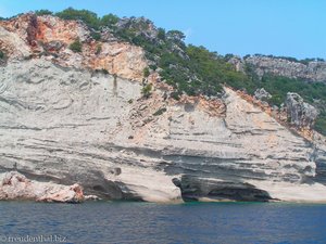 Felsen entlang der lykischen Küste
