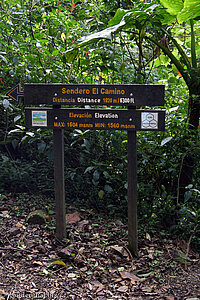 der Sendero El Camino ist der meist begangene Rundweg