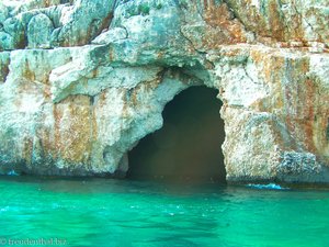 Phosphorhöhle an der lykischen Küste in der Türkei
