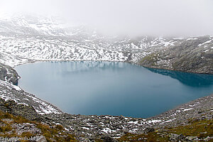 Wildsee bei Nebel - 5-Seen-Wanderung beim Pizol