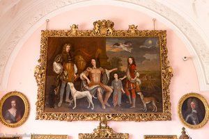 Gemälde im Hauptsaal des Glamis Castle